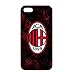 Produktbild Milan Schutzhülle Für Apple Iphone 5/5s/SE, Charmant Design FC Logo Milan Handyhülle Hard Plastik Hülle, Apple Iphone 5/5s/SE Milan Telefonkasten, Serie A FC Milan Hülle TPU Schutzhülle Ultradünn Silikonhülle
