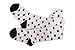 Weri Spezials Baby and Children Tights, Cream, Black Peas, Size: 5-6 years (110/116)