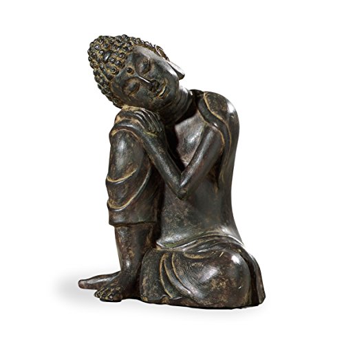 Pajoma 70762 Deko Buddha schlafend, H13 cm