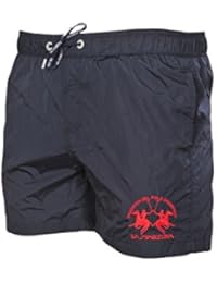 La Martina Bañador Hombre XXXL Azul oscuro Polyester ajustado Corte delgado