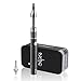 Produktbild E Zigarette,E Shisha Vape Kit Elektronische Zigarette Starterset Pen für Anfänger,Bottom Refill Verdampfer mit Luftfluss Kontrolle,900mAh Akku,0,3ohm/2ml Tank,Ohne Nikotin (Schwarz)