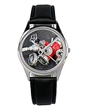 Feuerwehr Geschenk Artikel Idee Fan Uhr B-2806