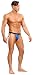 Produktbild Male Power - Satin Jock - Tanga in erotischem Satin Look - blau - Größe L/XL (1 x 1 Stück)