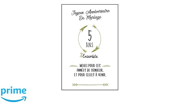 Joyeux Anniversaire De Mariage Carnet Idee Cadeau Noces De Bois