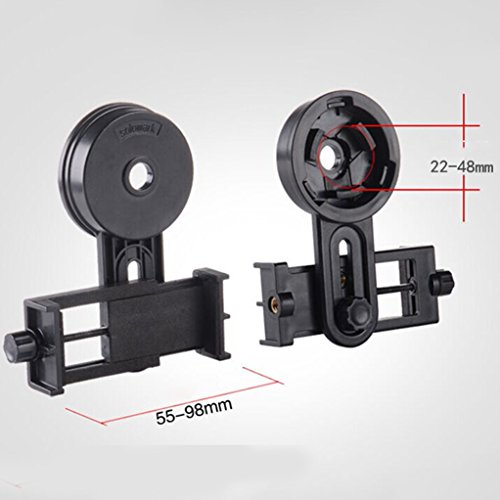 Careshine telescopio connessione mobile phone Holder staffa a scomparsa multifunzione regolabile adattatore universale per collegare il tuo telefono cellulare clipÂ â€“Â qualsiasi telefono cellulare a una varietÃ  di ottica