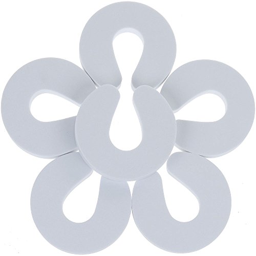 Preisvergleich Produktbild Anpro Schaumstoff Türstopper 6 Stück, Doorstop Finger Klemmschutz Baby Kindersicherung für Türen, Weiß