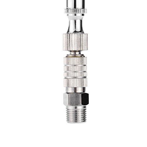 KKmoon Dual Action Airbrush Set, Schwerkraft Zuführung mit Nadeln, Düsen, Schlüssel und Kuppler für Hobby, Farbe Kunsthandwerk, Nagel Dekoration, Körper Tätowierung, Modell 0.2 / 0.3 / 0.5 mm 9cc - 3