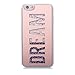 Produktbild Chreey iPhone 6 Plus / 6S Plus Hülle, [Dream] Dynamisch Flüssig Treibsand Glitzer Pailletten Transparent Handyhülle Kristall Schutzhülle Hart Schale TPU Silikon Bumper Case Weiche Rand [Rose Gold]