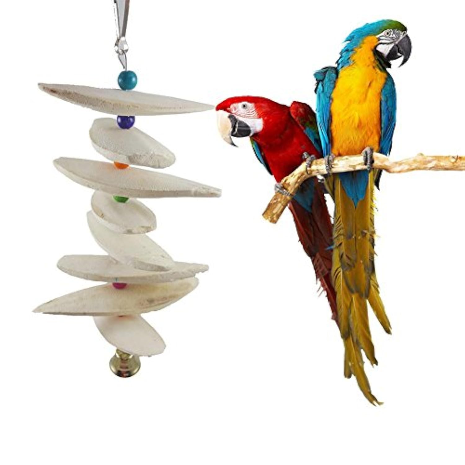 Kbsin212 Cage Oiseau Jouet Perroquetseiche Os à Mâcher