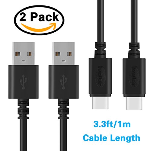 Preisvergleich Produktbild [2-Pack] USB Type C Kabel, iVoler [3ft / 1m] High-Speed Type-C auf Type-A USB 2.0 [USB C auf USB A] Datenkabel für Huawei P9 / P9 Plus, LG G5,HTC 10,Nexus 6P / 5X, Asus Zenfone 3 ZE552KL 5.5'',Microsoft Lumia 950 / 950XL, Oneplus 2 / 3, Xiaomi Mi 5, Apple neue MacBook 12 Zoll, ChromeBook Pixel, Nokia N1, Handy,Tablet und andere Type-C Unterstützte Geräte