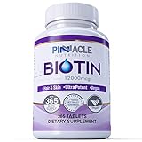 Biotin 365 Tablets-12000mcg-Hair Growth-One Year Supply-Supplement for Beauty Treatment for Men & Women -Vitamin for Regrowth-Not Capsules or Softgels - UK Manufactured