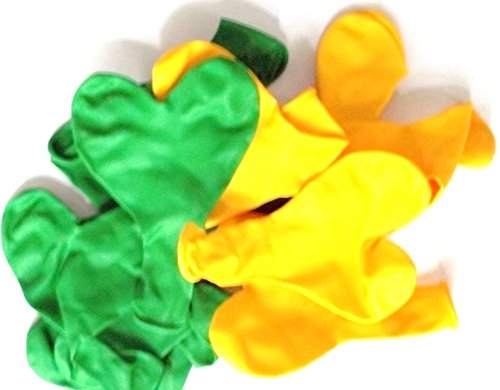 50 grün gelb Herzluftballons Helium geeignet EU Ware keine China Ware !