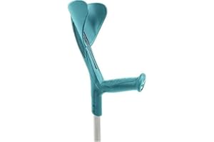 QUERALTO Queraltó Aluminium Gehstock Krücke, höhenverstellbar, türkis, 1 Stück