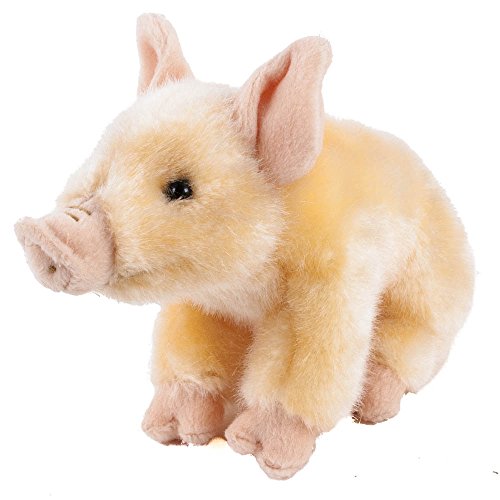 Preisvergleich Produktbild Kuscheltier Schwein 20 cm sitzend rosa Plüschschwein Stoffschwein