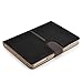 Price comparison product image Jellybean Leather Wallet Flip Case Cover for iPad 4/3/2 - Black/Tan
