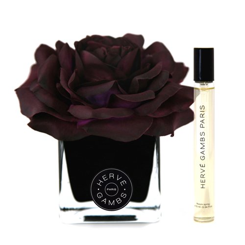 HERVÉ GAMBS Ecorce Fauve Room Spray 10 ml and Plum Couture Flower Diffuser Gift Box