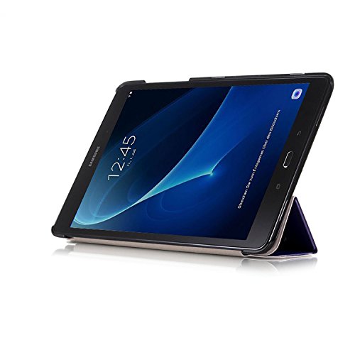 Hülle für Galaxy Tab A 10,1 Zoll Leder,Samsung Tab A 2016 Tasche,PU Leder Schutzhülle Smart Hülle Stand Folio Cover Case für Samsung Galaxy Tab A6 10.1 Zoll SM-T580N / SM-T585N Tablet,Vintage Blumen - 4