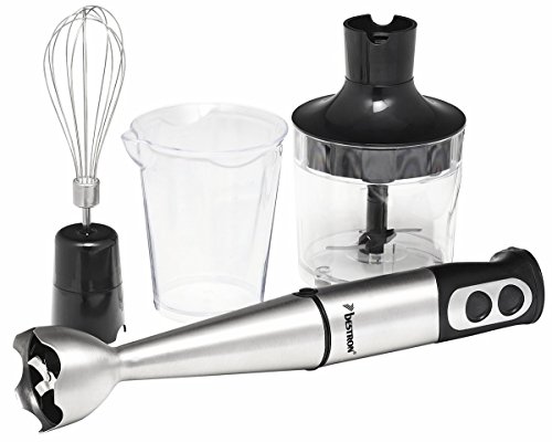Bestron AYW1123 Stabmixer Set, 500 W, schwarz / edelstahl - 2