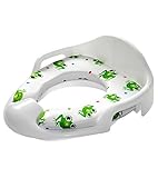 Kinder WC Sitz, Toilettentrainer, gepolsterte Sitzfläche, seitliche Haltegriffe, mit Spritzschutz, leicht zu reinigen - 2