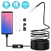 Produktbild Qooker USB Endoskop, 1080P Endoskop Inspektion Kamera 6 LED Licht Auto inspizieren Kamera starr Draht, Wasserdichte Video Snake Camerafür Android Smartphone,Tablette