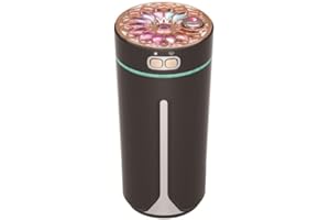 Jasfyee Diffuseur Voiture，250ml Diffuseur Huiles Essentielles Voiture，Diffuseur Voiture Rechargeable avec Interface USB