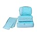 Produktbild IPOTCH 6pcs Gepäck Organizer Reise Verpackung Tasche - Himmelblau