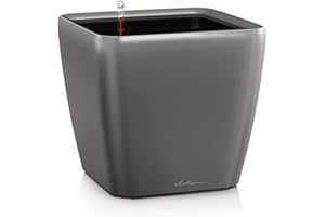 ‎LECHUZA LECHUZA QUADRO Premium LS 50 anthrazit metallic 16283