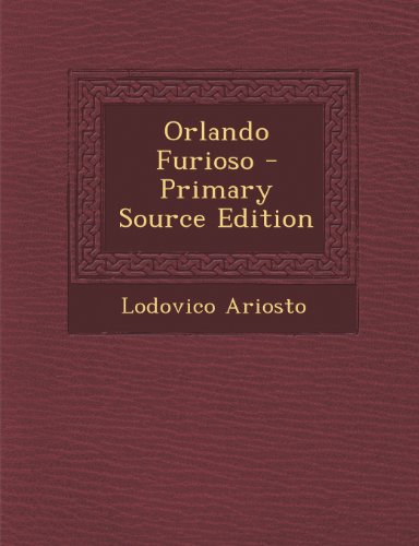Preisvergleich Produktbild Orlando Furioso