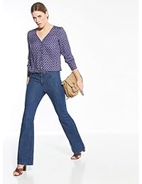 Balsamik - Vaqueros push-up de campana, estatura grande - Mujer