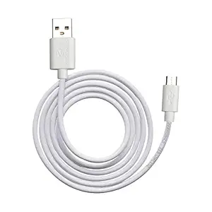 ZEBRONICS Zeb-UMC102 USB to Micro USB Cable, Charge and Sync, 1 Metre Length (White)