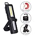 Produktbild Sungentle Portable LED 3W Cob Arbeitslicht Taschenlampe 1200 mAh Wiederaufladbare Inspektionsleuchten Campinglampe mit Magnetclip, USB-Ladekabel, Netzanzeige für Garage, Camping, Notfall etc