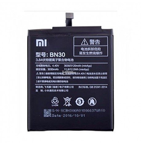 androgeek Batterie BN30 pour Xiaomi Redmi 4 A de 3120 mAh + outils pour faciliter leur placement Envia depuis Espagne et offre garantia National.