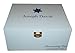 Personalised Blue Large Wooden Keepsake or Memory Storage Boxes - Christening, Naming Ceremony, Baby Shower, Birthday or Baptism Gifts for Boys