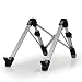 Produktbild Haoli-zgj Notebook Stand Desktop Höhe Erhöhen Schutz Cervical Fold Folding Tragbare Hebbare Computer Stand Kühlkörper Folding Portable Stand (11-18 Zoll Computer ist Geeignet) (Farbe : SCHWARZ)
