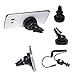 Produktbild Universal Magnethalterung Magnetische Magnet Halterung für Lüftungsschlitz + KFZ USB Micro Mini Ladekabel / 360 Grad Kugelgelenk für Samsung S2 S3 S4 S5 S5 mini S6 S6 Edge / Sony T P SP Z Z1 Z3 Z3+ Z4 Z5 Compact mini / HTC One M8 M7 / Wiko Ridge Bloom Rainbow / Huawei P8 P7 Lite Ascend / LG G2 G3 / Alcatel