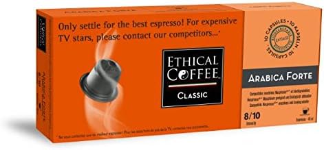 100 Capsules Arabica Strong Biodegradable Compatible Nespresso System