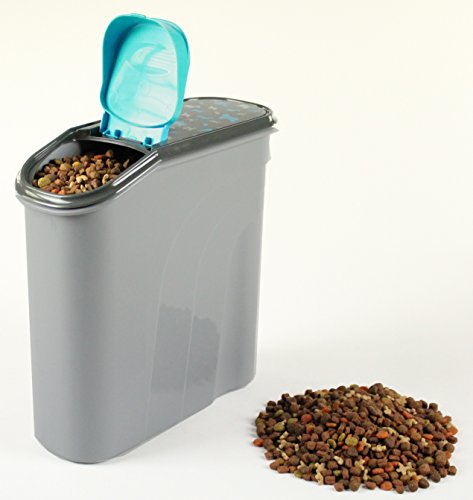 Rotho Aufbewahrungsbox für Tierfutter aus Kunststoff (PP) – Trockenfutterbehälter für Hunde, Katzen, Vögel, Fische und andere Kleintiere - 5