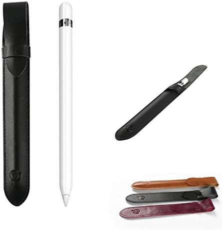 IPad Pen Pencil Holder,Dingrich Portable Generic Leather Stylus Pen holder Sleeve Cover Pouch iPad Pencil Pocket Case Bag for Apple iPad pencil [iPad Pro 9.7/12.9,ipad air 2/air/ipad mini and any ipad Tablet Pencil](Black)