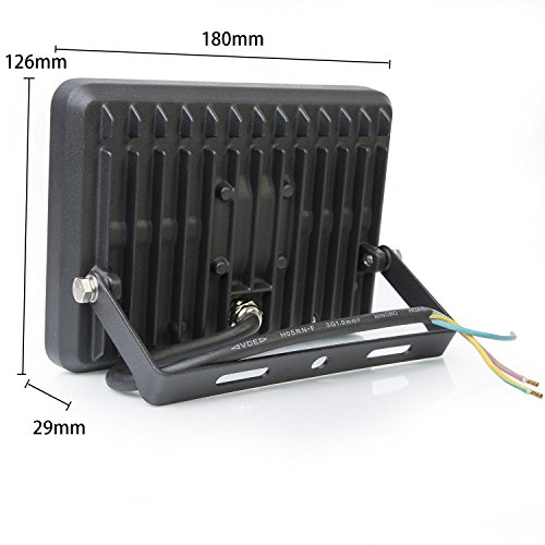 Extrastar Ultraslim LED Flutlicht Außenstrahler mit Bewegungsmelder IP65 Außenstrahler 1500Lumen (Neutralweiß 4200K JFX02-M2N) - 2