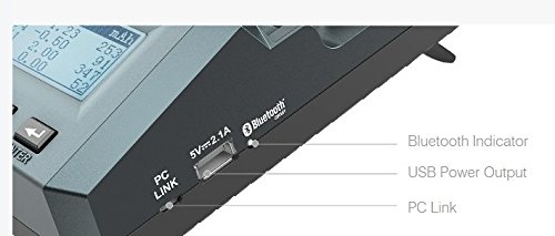 ARINO SKYRC MC3000 Universal Batterietester Bluetooth Batterieprüfer Akku Batterietestgerät mit Display für Batteriezustand Akkutester Unterstützt 42 Batteriegröße, PC sowie App-Steuerung - 6