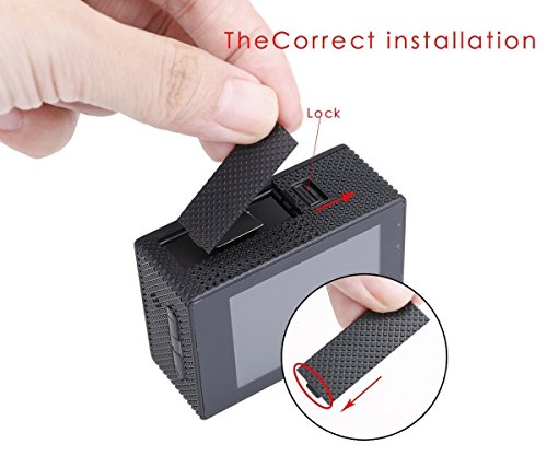 WiMiUS Action Cam 4K Action Kamera WiFi Actioncam HD 16MP Wasserdichte Helmkamera mit 2Akkus, 16GB High-Speed Karte - 6