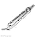 NORLANYA Electric Auto Microneedle DermaPen (ZTGS) Fractional Skin Resurfacing Needle Machine, Rechargeable Frosted Silvery