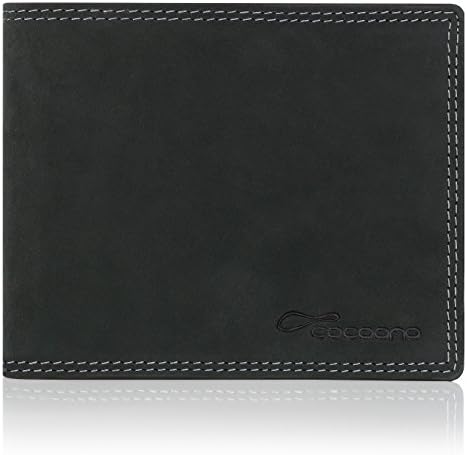 cocoono Landscape Wallet leather 12 cm with tri-fold slot and zip compartment