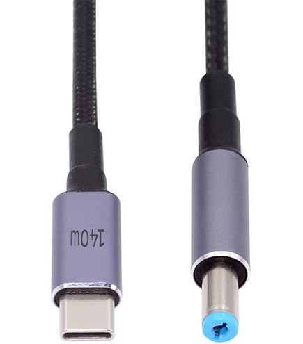 Adattatore DC 4.5x3.0 Mm A USB-C PD 140W | Alimenta Laptop E Telefoni Con Cavo USB-C