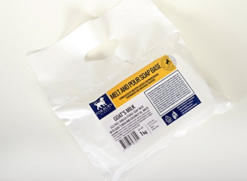 Seifen Basis Ziegen Milch – Seifenbasis Rohseife Schmelzen & Gießen 1 kg (SLS-frei) - 2