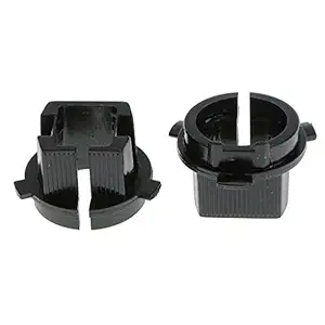 Deliqon 2Pcs Car H7 Xenon Lamp Bulb Base Adapter Holder Conversion Kit for Kia Black