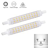 Ampliamente utilizado: la bombilla LED R7S es adecuada para uso en interiores y exteriores, que funciona bien para lámparas de pie, luces de patio, reflector, cartelera, luz de jardín, lámpara de estudio, luces especiales, luces de seguridad, taller, sala