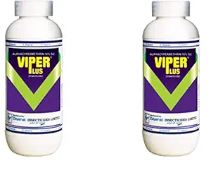 Bharat Viper Plus Insecticide Alphacypermethrin SC for Mosquito, 100 ml - Pack of 2