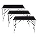 Produktbild 3- teilig Klappbar Tapeziertisch 100 x 60 cm Campingtisch Multifunktionstisch Höhenverstellbar Mehrzweck Arbeitstisch mit Tragegriff