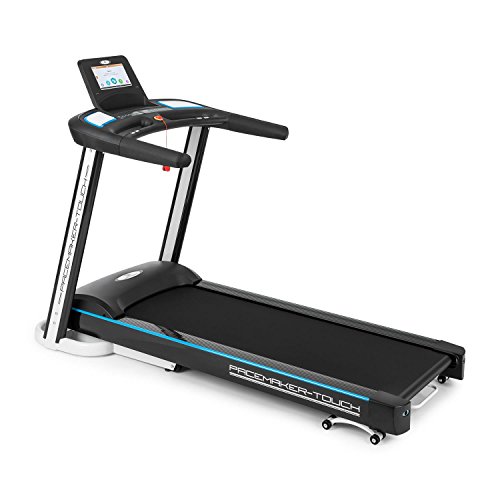 CAPITAL SPORTS Pacemaker Touch Elektrisches Laufband Heimtrainer (10″ Farbdisplay mit Touchsteuerung, regulierbare Geschwindigkeit und Steigung, Trainingscomputer, Pulsmesser) schwarz - 6